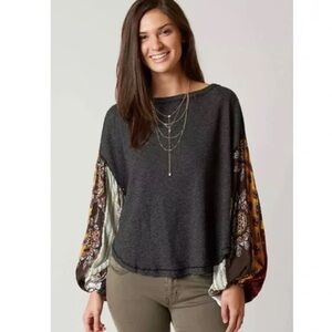 Free people oversized boho blossom floral size XS